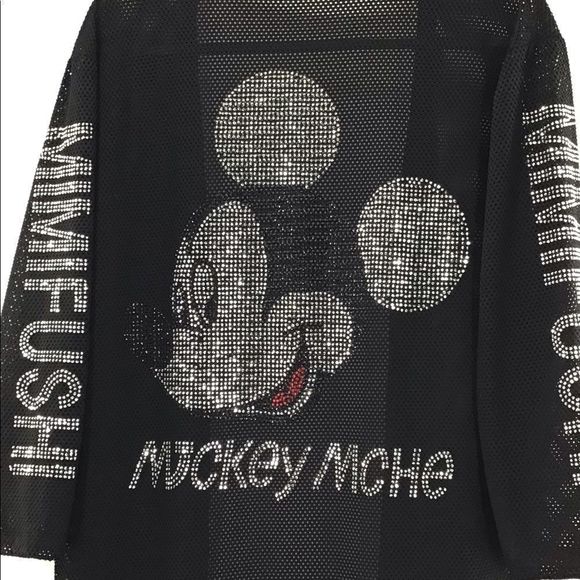 Mickey Mouse “Miche” Custom Jeweled Cardigan NWOT - Picture 2 of 5